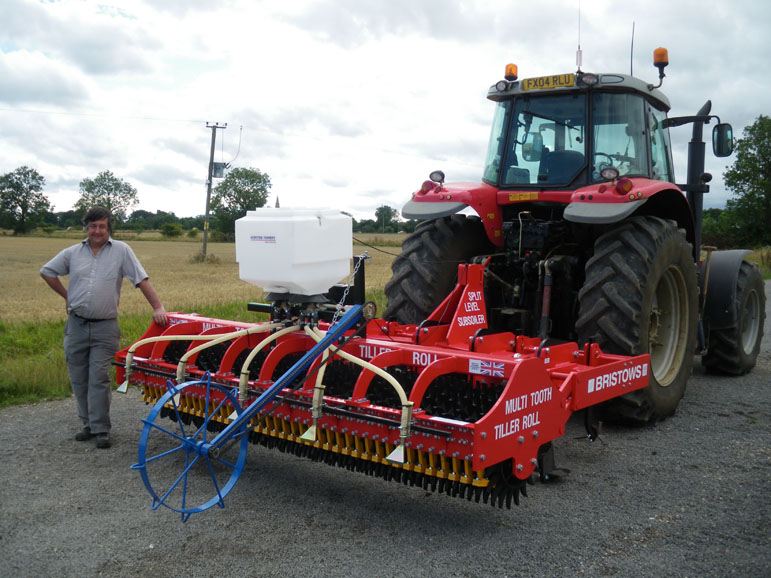  Watson taking delivery of split level sub soiler tiller roll combination